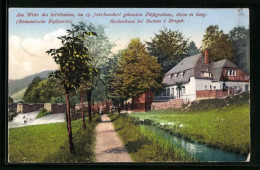 AK Bockau I. Erzgeb., Gasthaus Rechenhaus Am Wehr  - Bockau