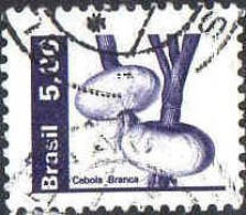 Brésil Poste Obl Yv:1529 Mi:1882 Cebola Branca (Beau Cachet Rond) - Oblitérés
