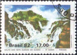 Brésil Poste Obl Yv:1533 Mi:1895 Salto Das Sete Quedas Do Gaira 5 Queda (Beau Cachet Rond) - Gebruikt