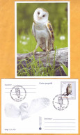 2016  Moldova FDC Fauna, Birds Of Prey, Owls, - Eulenvögel