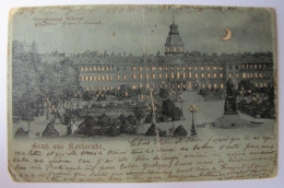 ALLEMAGNE - BADE-WURTEMBERG - KARLSRUHE - Grossherzogl. Schloss - 1901 - Karlsruhe