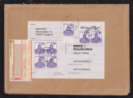 BRD Bund 1999 Einschreiben Gross Brief 7x 120Pf LANGGÖNS X POHLHEIM - Covers & Documents