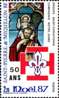 SPM Poste N** Yv: 483 Mi:553 Noël Groupe St-Christophe - Unused Stamps