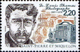 SPM Poste N** Yv: 488 Mi:558 Dr.Louis Thomas Photographe - Unused Stamps