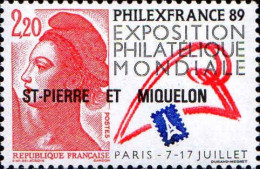 SPM Poste N** Yv: 489 Mi:561 Philexfrance - Unused Stamps