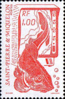 SPM Poste N** Yv: 472 Mi:540 La Pêche - Unused Stamps