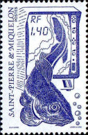 SPM Poste N** Yv: 473 Mi:541 La Pêche - Unused Stamps