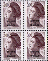 SPM Poste N** Yv: 465 Mi:533 Liberté De Gandon Bloc De 4 - Unused Stamps