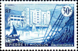 SPM Poste N* Yv: 348 Mi:375 Le Frigorifique (défaut Gomme) - Unused Stamps