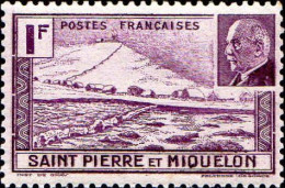 SPM Poste N** Yv: 210/211 Philippe Pétain - Nuevos