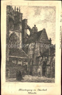 71869775 Utrecht Kloostergang En Domkerk Kuenstlerkarte Utrecht - Other & Unclassified
