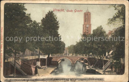 71869747 Utrecht Oude Gracht Brug Bruecke Kirchturm Utrecht - Sonstige & Ohne Zuordnung