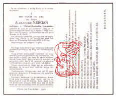 DP Alexander Mergan ° Asse 1872† 1952 Heremans Delooze Rochette De Wever Deroock Dedier Blommaert Baeckens De Pauw Valck - Devotion Images