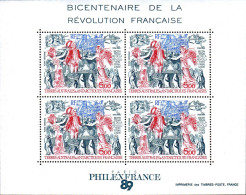 TAAF Bloc N** Yv: 1 Mi:1 Bicentenaire De La Révolution Française (Thème) - Franz. Revolution