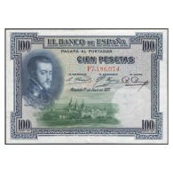 C2520# España 1925 [BLL] 100 Pesetas. II República (MBC) - 100 Peseten