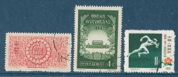 Chine  China -1956-57 - Y&T N° 1086/1087/1094 Oblitérés - Used Stamps
