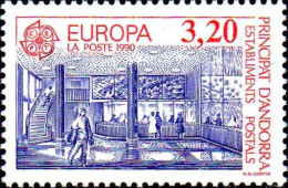 Andorre (F) Poste N** Yv:389 Mi:410 Europa Establiments Postals - Unused Stamps