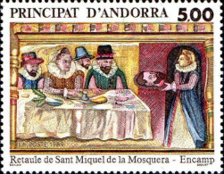Andorre (F) Poste N** Yv:384 Mi:405 Retaule De Sant Miquel De La Mosquera-Encamp - Unused Stamps