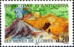 Andorre (F) Poste N** Yv:386 Mi:408 Les Mines De Llorts - Unused Stamps