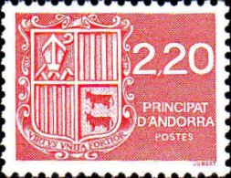 Andorre (F) Poste N** Yv:366 Mi:387 Armoiries - Unused Stamps