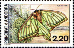 Andorre (F) Poste N** Yv:362 Mi:383 Natura Graellsia Isabellae - Unused Stamps
