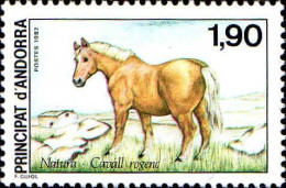 Andorre (F) Poste N** Yv:361 Mi:382 Natura Cavall Rogenc - Unused Stamps