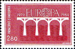 Andorre (F) Poste N** Yv:330 Mi:351 Europa Cept 1959 1984 - Neufs