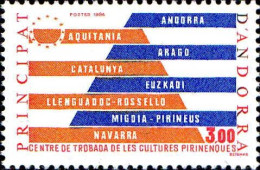 Andorre (F) Poste N** Yv:333 Mi:354 Centre De Rencontre Des Cultures Pyrénéennes - Unused Stamps
