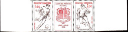 Andorre (F) Poste N** Yv:302A Mi:323Str Coupe Du Monde De Football Espagne Bande Bord De Feuille - Unused Stamps