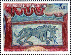Andorre (F) Poste N** Yv:305 Mi:326 Pintura Romanica De L'esglesia De La Cortinada - Unused Stamps