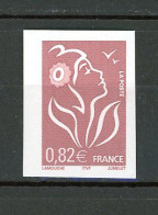 BH-20 Belle Variété Marianne De Lamouche N° 3757bc ** Non Dentelé Sans Phosphore. Cote Sans PH : 250 Euros  A Saisir !!! - Unused Stamps