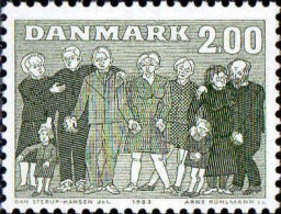 Danemark Poste N** Yv: 788 Mi:788 Personnes Agées Dans La Société - Unused Stamps