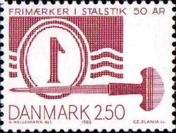 Danemark Poste N** Yv: 774 Mi:771 Cinquantenaire Du 1.Timbre Danois - Unused Stamps