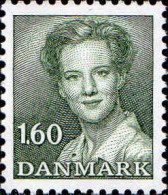 Danemark Poste N** Yv: 758 Mi:759 Margrethe II De Face - Ungebraucht