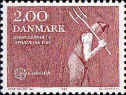 Danemark Poste N** Yv: 752 Mi:749 Europa Abolition Du Servage - Ongebruikt