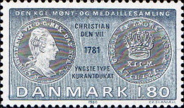 Danemark Poste N** Yv: 715 Mi:714 Ducat En Or - Ungebraucht