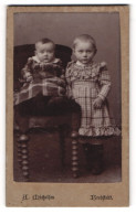 Fotografie A. Michelsen, Bredstedt, Portrait Niedliches Kinderpaar In Hübscher Kleidung  - Personnes Anonymes