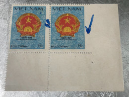VIET NAM Stamps PRINT ERROR-1980-(tem In Lõi-6xu National Emblem )1-STAMPS-vyre Rare - Vietnam