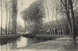 Salon 1911 André Delestre Au Bord Du Canal De Moret ( S Et M) Péniche RV - Peintures & Tableaux