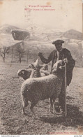 A26- 65) TYPES PYRÉNÉENS - PATRE DE MONTAGNE - + KRAG ONDULEE "L'ETE 1954 A BAGNERES DE BIGORRE"  - 3 SCANS) - Bagneres De Bigorre