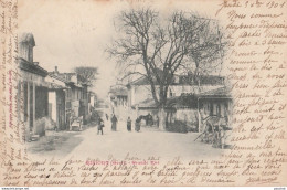 A24-32) GIMONT (GERS)  GRANDE RUE  - (ANIMEE - VILLAGEOIS - OBLITERATION DE 1901 - 2 SCANS) - Other & Unclassified