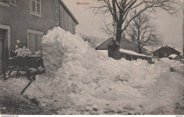 A22- 25) MOUTHE (DOUBS) PAR TEMPS DE NEIGE   - (2 SCANS) - Mouthe