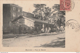 A15-34) MURVIEL (HERAULT) PLACE DU MARCHE - (ANIMEE - HALLES)   - Other & Unclassified