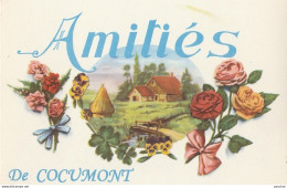 A14- 47) COCUMONT - AMITIES DE COCUMONT - (FLEURS ET PAYSAGE - 2 SCANS)  - Autres & Non Classés