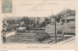 A14- 41) MONTRICHARD (LOIR ET CHER)  VUE GENERALE - (OBLITERATION DE 1903 - 2 SCANS) - Montrichard