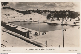 A12-  IFRANE  (MAROC) SOUS LA NEIGE - LA PISCINE  - (2 SCANS) - Other & Unclassified