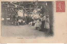 A9- 47) LAPARADE (LOT ET GARONNE) FÊTE AU JARDIN PUBLIC - (TRES ANIMEE AVEC VILLAGEOIS) - Autres & Non Classés