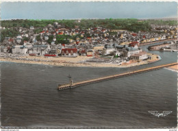 A8-14) TROUVILLE - DEAUVILLE (CALVADOS) LA FRANCE VUE DU CIEL... LA  JETEE - (2 SCANS) - Trouville