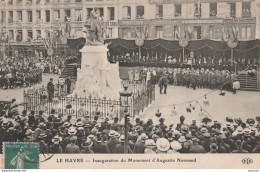 A7-76) LE HAVRE - INAUGURATION MONUMENT D AUGUSTIN NORMAND -  (TRES ANIMEE) - Unclassified
