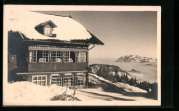 AK Oberstdorf, Alpenhotel Schönblick Auf Schrattenwang Im Winter  - Oberstdorf